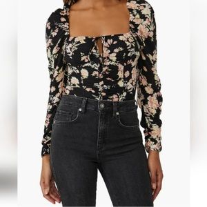 NWT Free People Hilary Printed Boho Cropped Top